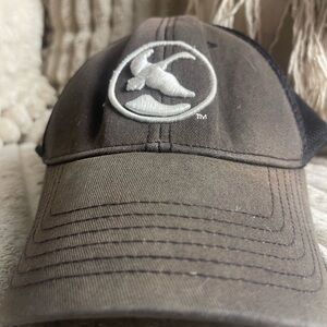 Classic Brown and Black Cap with Embroidered Logo